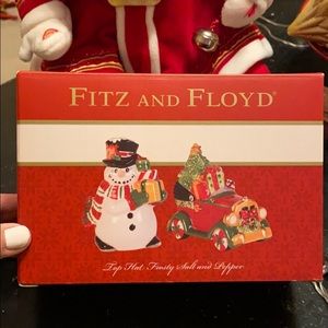 Fritz & Floyd Top Hat Frosty Salt and Pepper